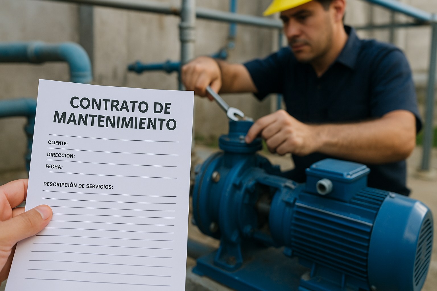 Contrato de mantenimiento para PyMEs