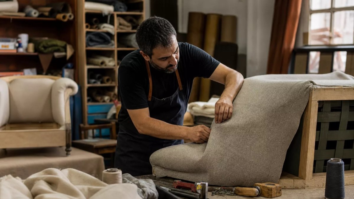 Presupuesto de tapicería de muebles: tela, espuma y mano de obra